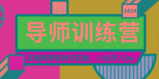 《导师训练营》精准粉丝引流的天花板，小白月入2w-云创网